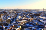 Dixon's Chimney, Wintry Carlisle