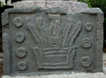 Santa María, atrial cross, prehispanic base