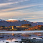 Castle Stalker Winter sunset, Scotland