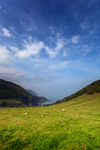 Lee Bay from Abbey Col