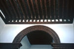Misión de Guadalupe, ceiling & sotocoro arch