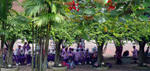 School party in downtown Kuala Lumpur