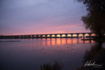 Railroad Bridge before sunrise