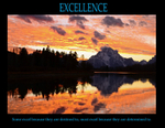 Excellence Poster Oxbow Sunset