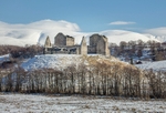 Ruthven Barracks winter 5x7