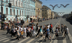 St Petersburg Nevsky Prospect crossing 2