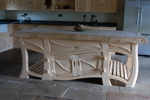 Handmade Bespoke Quirky Sculptural Kitchen Island