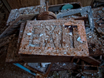 Undercliff Sanatorium (Meriden, CT) | Exit Sign Detail