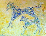Mare and Foal © Rowan Taliesin 2013