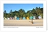 A5 Greeting Card of Beach Huts at Wells and Holkham