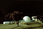 Planetarium model from north