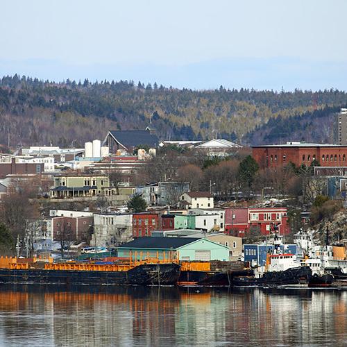 Some of the older, colorful buildings of yore can still be seen in this North End Neighborhood.