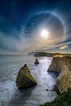 z4347 Moon Halo Jupiter and Orion Freshwater Bay