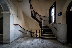 Administration Stairwell | Allentown State Hospital