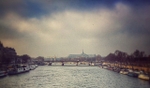 Distant view of the Grand Palais, Paris