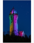 Wallace monument  with stars
