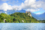 Bled Castle (View from lake)
