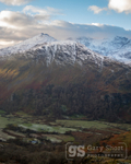 Y Lliwedd and Nant Gwynant, winter