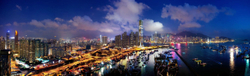 KMPAN-32 West Kowloon  Island from Silver Seas at night - 2011