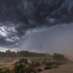 Haboob and shelf cloud, South Arizona