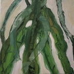 4. Seaweed, Acrylic on Board, 20cm x 20cm