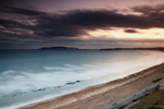 View from Bowleaze towards Weymouth Bay at Sunset