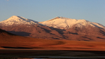 Cerro Tocorpuri at sunset, Chile