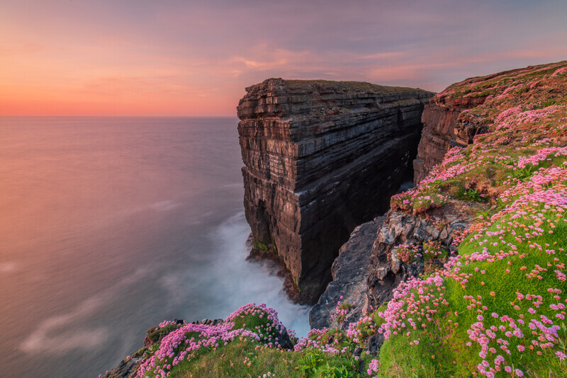 Sunset at Lovers Leap, Loop Head, Co Clare
