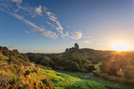Dawn at Corfe Castle