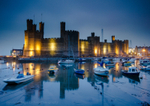 Caernarfon Castle Sunset 2