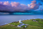 z2872 Purple Storm overlooking St Catherines Lighthouse