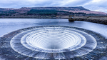 Down the plug hole, Ladybower Reservoir (1)