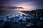 Dusk over Clavell's Pier, Kimmeridge