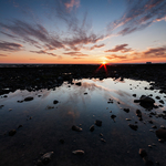 Sunderland Point at Sunset