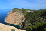 Huge Cliffs near Port De Sant Miquel, Ibiza, Spain.    ref0207