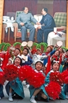 Hua Guofeng with Mao