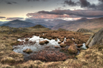 Harter Fell at sunset