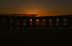 Sunset from McCaig's Tower in Oban