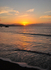 Portrait sunrise on Looe Beach