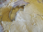 Salmon Cookie Cutter Dough Detail