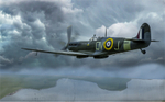 Spitfire vb W3644 QV-J Sgt. Ridings