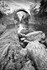 Old Pack Horse bridge Carrbridge bandw