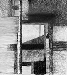 Structure Series 21, Graphite on Paper, 145cm x 151cm