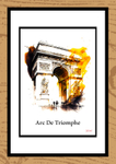 Arc de Triomphe Ink Paintings by Artist Paul Duddell 125-06-2025