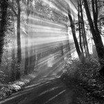 Crepuscular rays, Peak District