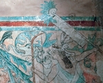 Sotocoro, E wall, North side mural, detail right