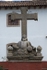 San Juan Bautista, atrial cross & separate relief of God the Father
