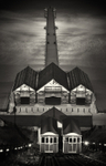 Saltburn lift at night (sepia)