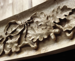 Hand Carved Oak Frieze