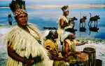 Dancers and Art Lake Magadi Kenya